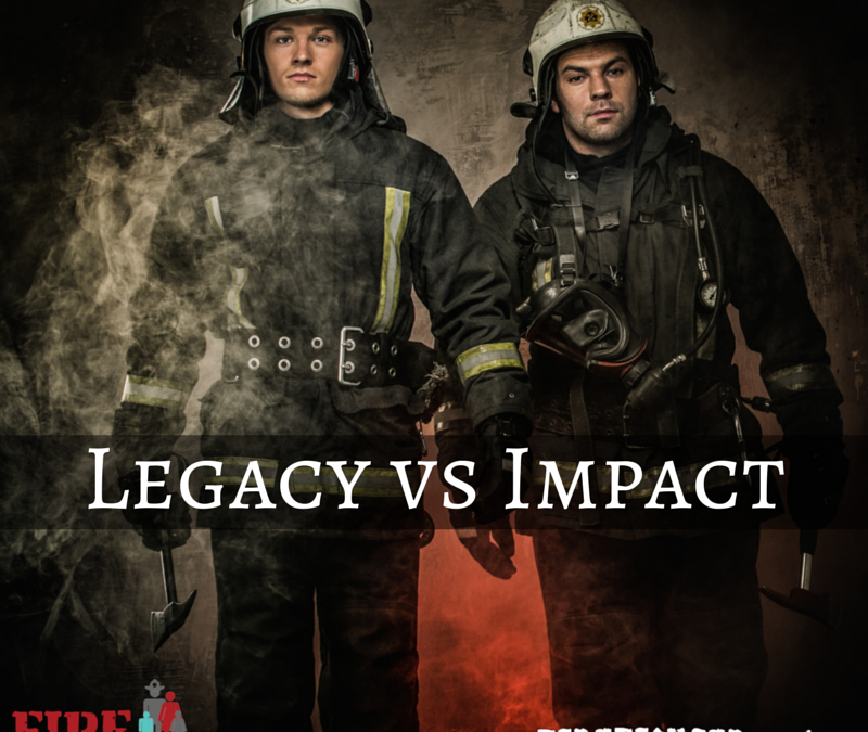 Legacy versus Impact: I’m In conflict